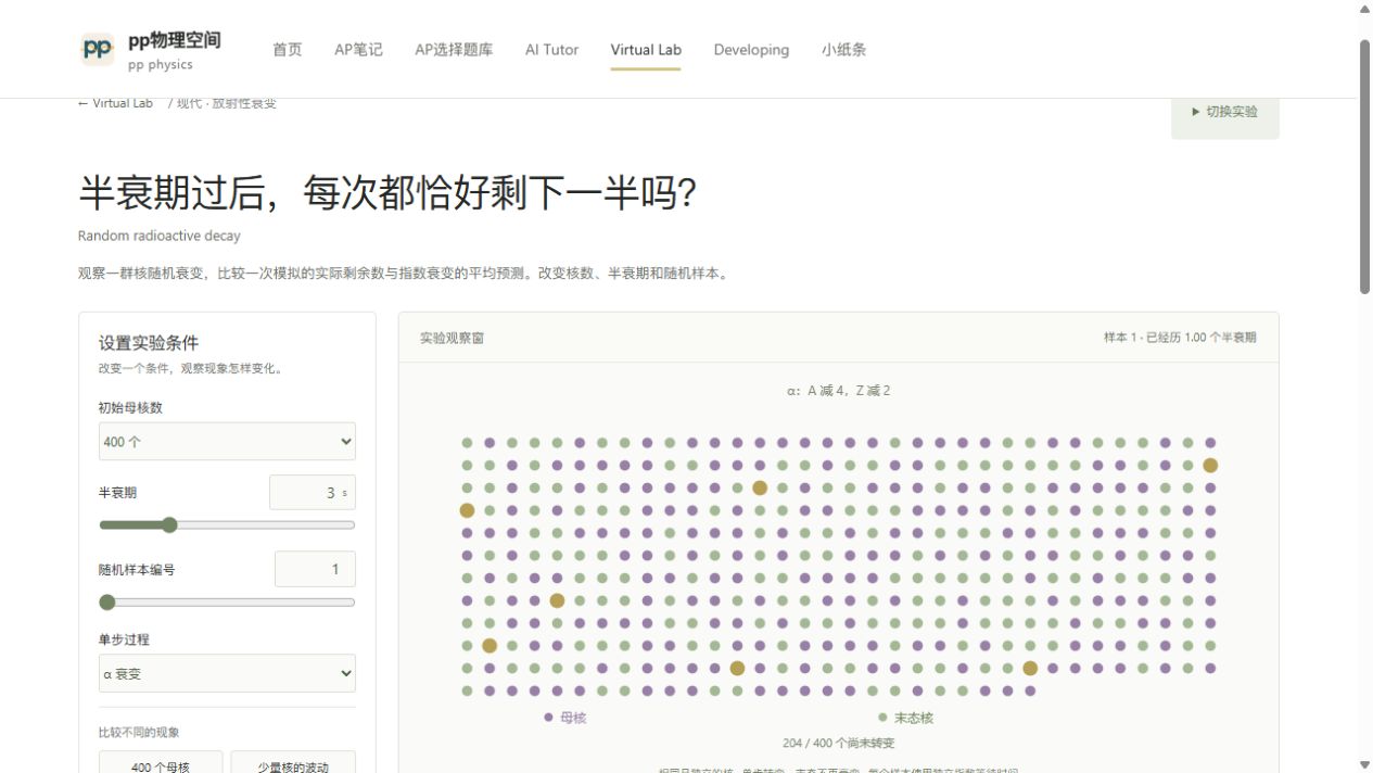 放射性衰变的实验观察窗预览