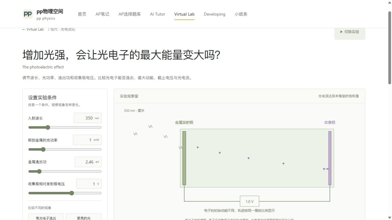光电效应的实验观察窗预览